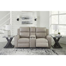 Signature Design by Ashley Lavenhorne Reclining Leather Look Loveseat 6330794 IMAGE 6