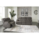 Signature Design by Ashley First Base Reclining Leather Look Loveseat 6880486 IMAGE 8