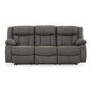 Signature Design by Ashley First Base Reclining Leather Look Sofa 6880488 IMAGE 3