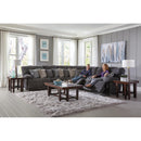  Catnapper Burbank 281 6 pc Power Sectional - Smoke IMAGE 3