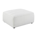  Coaster Furniture Sunny 551623 Square Upholstered Ottoman - Natural IMAGE 1