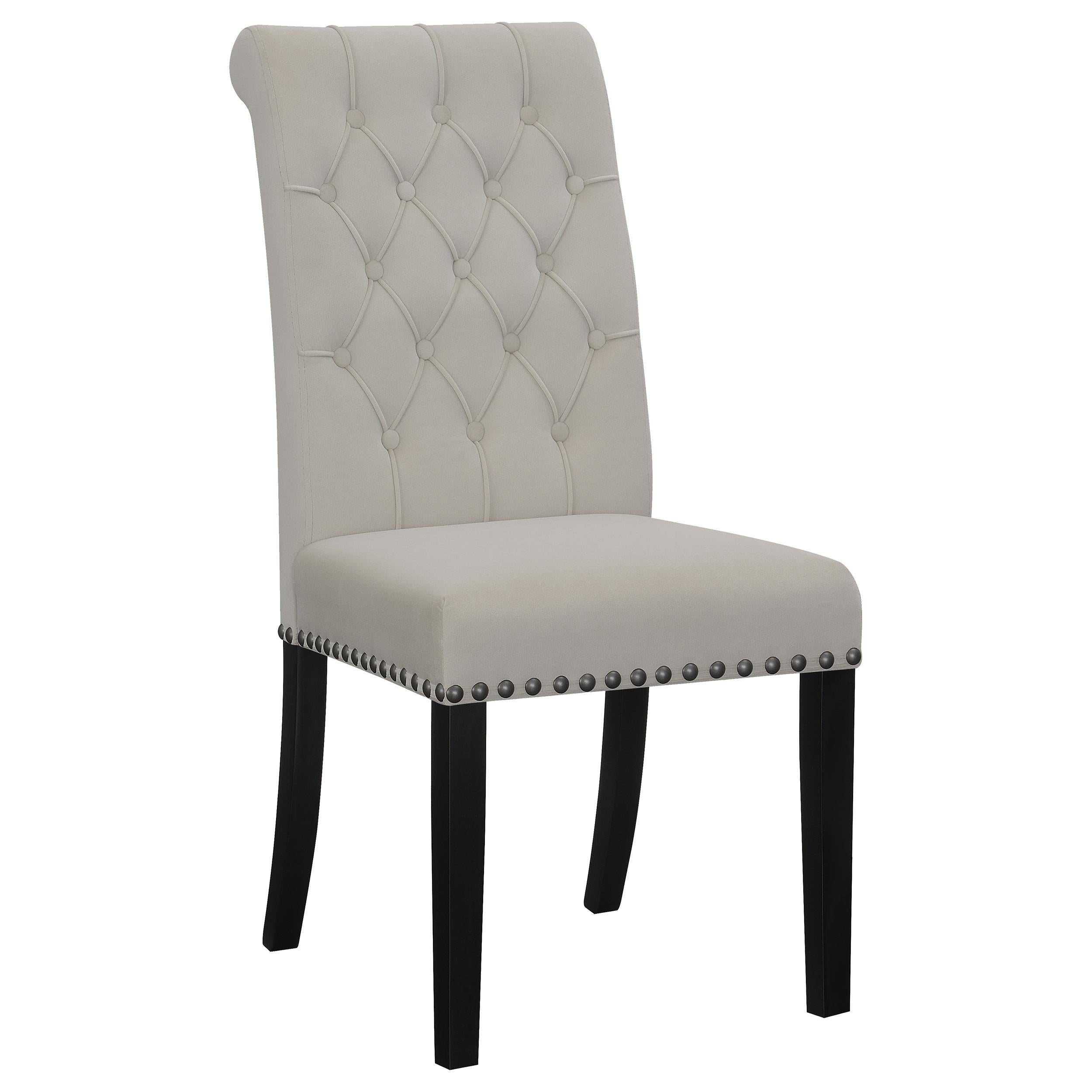 115182 Coaster Furniture Alana 115182 Velvet Upholstered Dining Side Chair