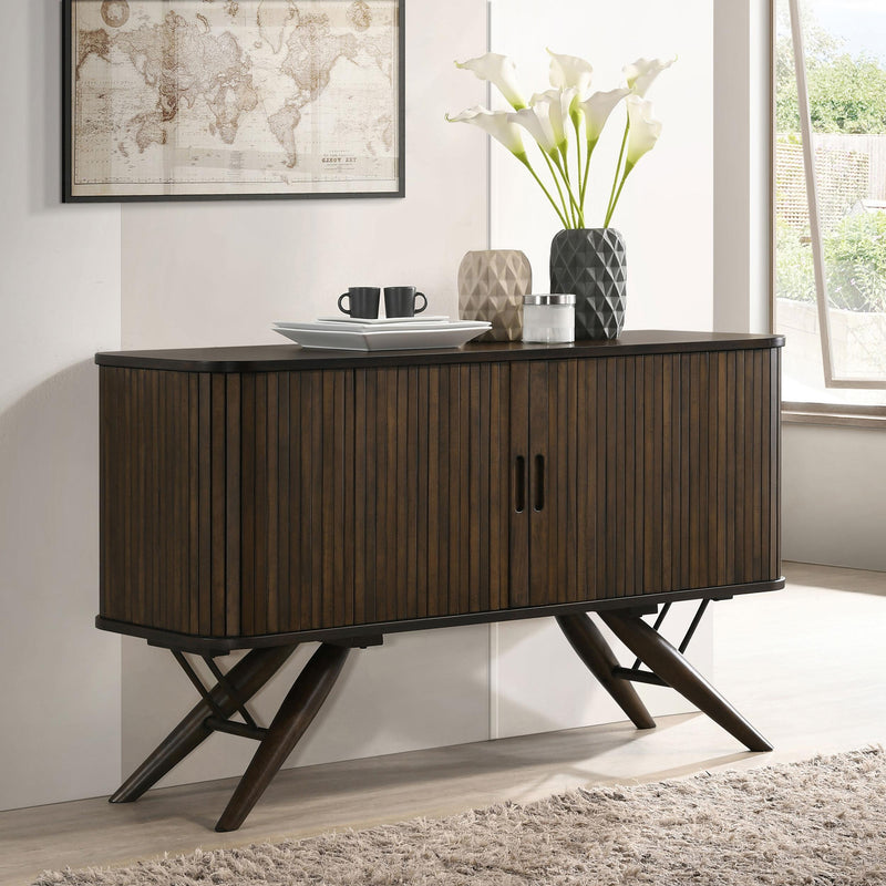 Coaster Furniture Wes 115275 2-door Sideboard Buffet Storage Cabinet - Dark Walnut IMAGE 10