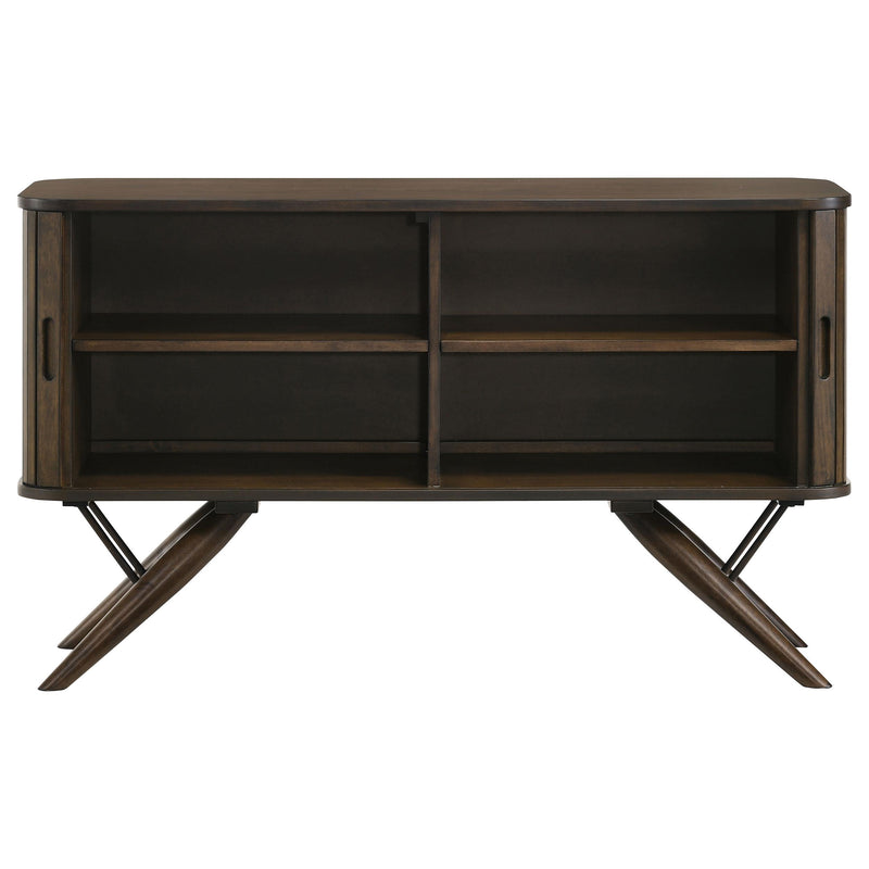 Coaster Furniture Wes 115275 2-door Sideboard Buffet Storage Cabinet - Dark Walnut IMAGE 3