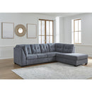  Signature Design by Ashley Marleton 55303S4 2 pc Sleeper Sectional with Chaise IMAGE 3