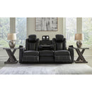 Signature Design by Ashley Caveman Den Power Reclining Leather Look Sofa 9070315 IMAGE 7