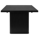  Coaster Furniture Catherine 106251 Rectangular 84-inch Wood Dining Table - Black IMAGE 5