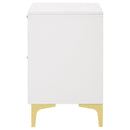  Coaster Furniture Kendall 224402 2-Drawer Nightstand - White IMAGE 4