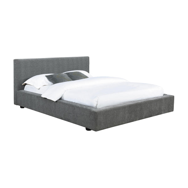  Coaster Furniture Gregory 316020KE Upholstered Eastern King Panel Bed - Graphite IMAGE 1