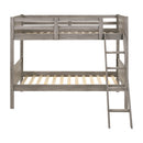  Coaster Furniture Ryder 400818 Wood Twin Over Twin Bunk Bed - Weathered Taupe IMAGE 4