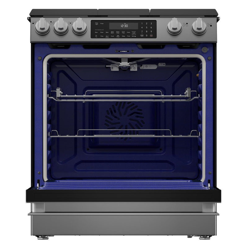 Sharp 30-inch Gas Convection Slide-In Range with Air Fry SSG3065JS IMAGE 3