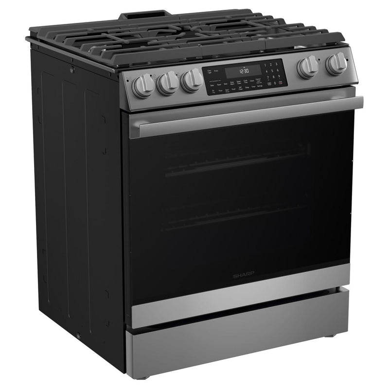 Sharp 30-inch Gas Convection Slide-In Range with Air Fry SSG3065JS IMAGE 4