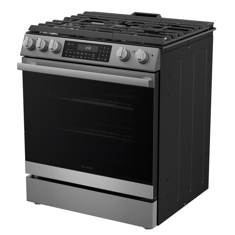 Sharp 30-inch Gas Convection Slide-In Range with Air Fry SSG3065JS IMAGE 6