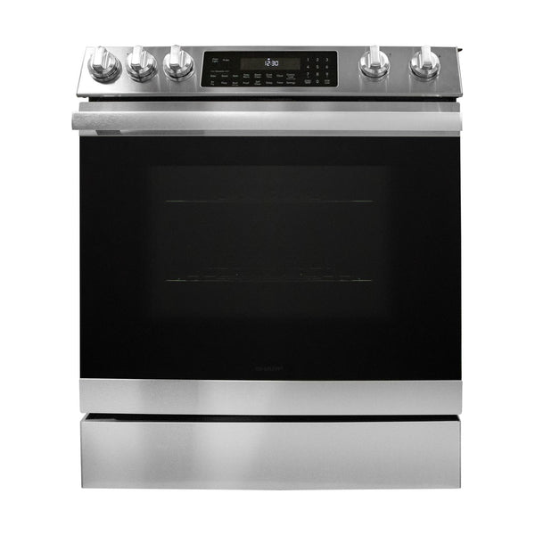 Sharp 30-inch Electric Convection Slide-In Range with Air Fry SSR3065JS IMAGE 1