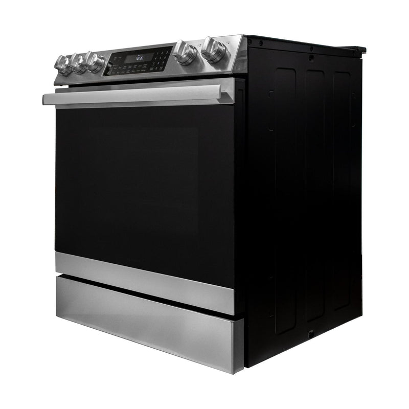 Sharp 30-inch Electric Convection Slide-In Range with Air Fry SSR3065JS IMAGE 3