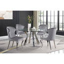  Coaster Furniture Cheyanne 190743 Upholstered Dining Side Chair - Grey IMAGE 10