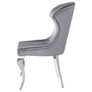  Coaster Furniture Cheyanne 190743 Upholstered Dining Side Chair - Grey IMAGE 5
