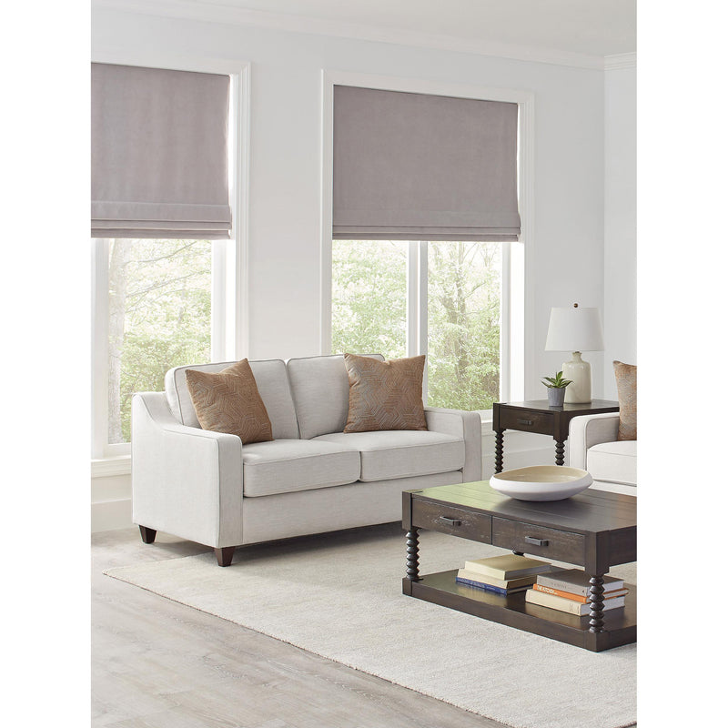  Coaster Furniture Christine 552062 Upholstered Sloped Arm Loveseat - Beige IMAGE 8