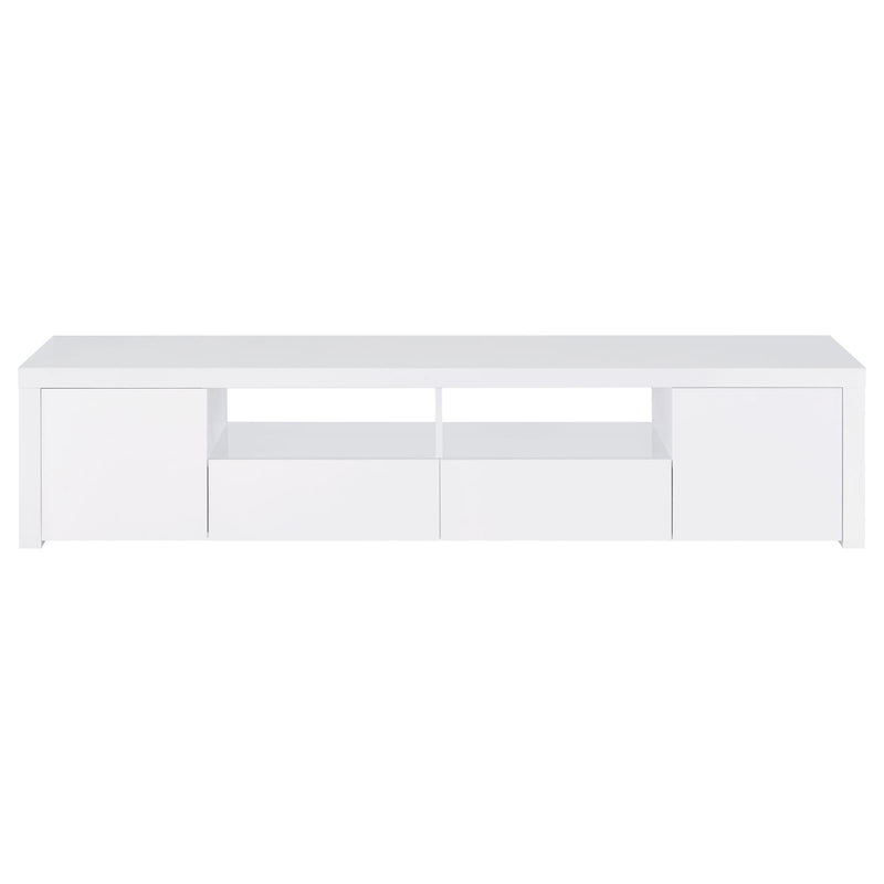 Coaster Furniture Jude 704262 TV Stand - High Gloss White IMAGE 4