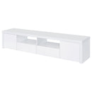 Coaster Furniture Jude 704262 TV Stand - High Gloss White IMAGE 5