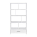  Coaster Furniture Dylan 801574 68-inch 4-shelf Storage Bookshelf - White High Gloss IMAGE 4