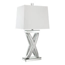 Coaster Furniture Dominick 923289 31-inch Tapered Mirrored Acrylic Table Lamp - Silver IMAGE 4