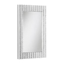  Coaster Furniture Aideen 961614 32 x 47 Inch Acrylic Crystal Wall Mirror - Silver IMAGE 1