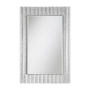  Coaster Furniture Aideen 961614 32 x 47 Inch Acrylic Crystal Wall Mirror - Silver IMAGE 3