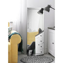  Coaster Furniture Soline 961633 22 x 61 Inch Framed Standing Floor Mirror - Silver IMAGE 2