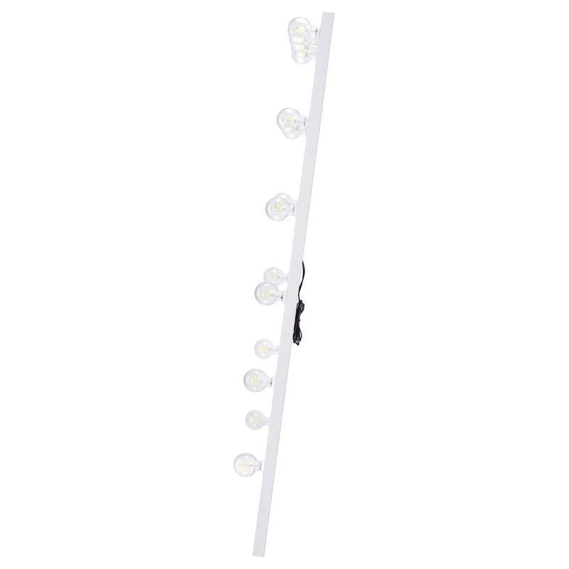  Coaster Furniture Zayan 969558 32 x 71 Inch Floor Mirror LED Lighting - White Gloss IMAGE 6
