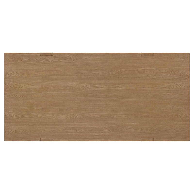  Coaster Furniture Sharon 104171 Rectangular 84-inch Wood Trestle Dining Table - Brown IMAGE 5