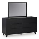 Signature Design by Ashley Danziar 6-Drawer Dresser with Mirror B1013-231/B1013-36 IMAGE 1