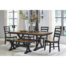 Signature Design by Ashley Wildenauer D634-35 Rectangular Dining Room Extension Table IMAGE 11