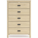 Signature Design by Ashley Cabinella 5-Drawer Chest EB2444-245 IMAGE 3