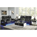 Signature Design by Ashley Boyington Power Reclining Leather Match Loveseat with Console U2710618 IMAGE 18