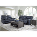 Signature Design by Ashley Leesworth Power Reclining Leather Match Loveseat U4380974 IMAGE 10