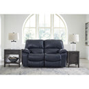 Signature Design by Ashley Leesworth Power Reclining Leather Match Loveseat U4380974 IMAGE 6