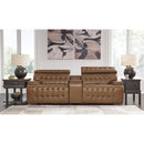Signature Design by Ashley Temmpton Power Reclining Leather Match Loveseat U9270858/U9270857/U9270862 IMAGE 2