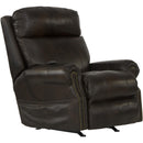 Catnapper Vito Power Rocker Leather Match Recliner 645402 1268-09/3068-09 IMAGE 1