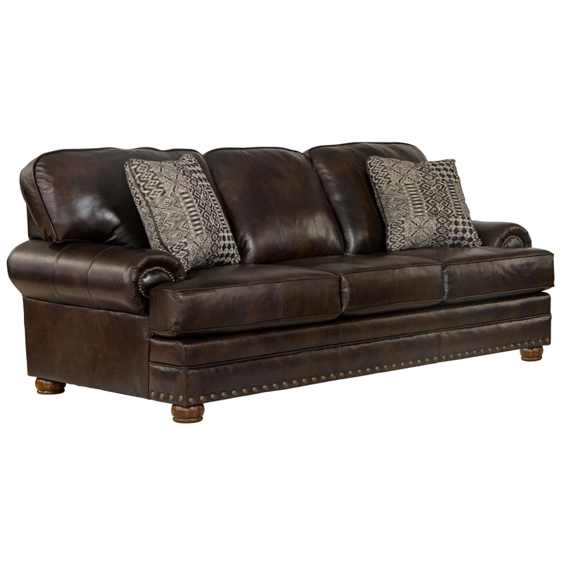 Jackson Furniture Roberto Stationary Leather Match Sofa 524103 1268-09/3068-09 IMAGE 2