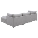  Coaster Furniture Cambria 551511-S4A 4 pc Upholstered Modular Sectional - Grey IMAGE 5