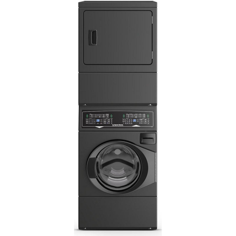 Speed Queen Stacked Washer/Dryer Gas Laundry Center ATGE9ASP118TB01 IMAGE 2