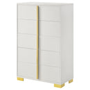  Coaster Furniture Marceline 222935 5-Drawer Bedroom Chest - White IMAGE 5