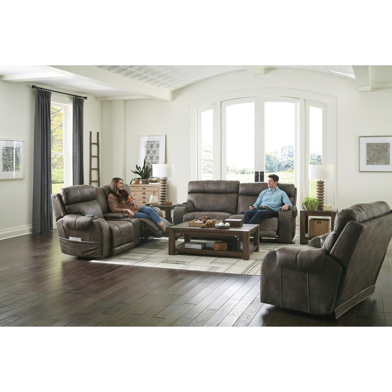 Catnapper Serenity 7630204 Power Headrest Power Wall Hugger Recl w/CR3 Heat/Massage/Lumbar - Steel IMAGE 5