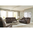  Catnapper Palmer 763959 Power Reclining Loveseat - Saddle IMAGE 2