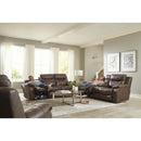  Catnapper Palmer 763959 Power Reclining Loveseat - Saddle IMAGE 4