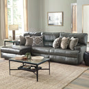  Catnapper Como 436 3 pc Reclining Modular Sectional - Steel IMAGE 1