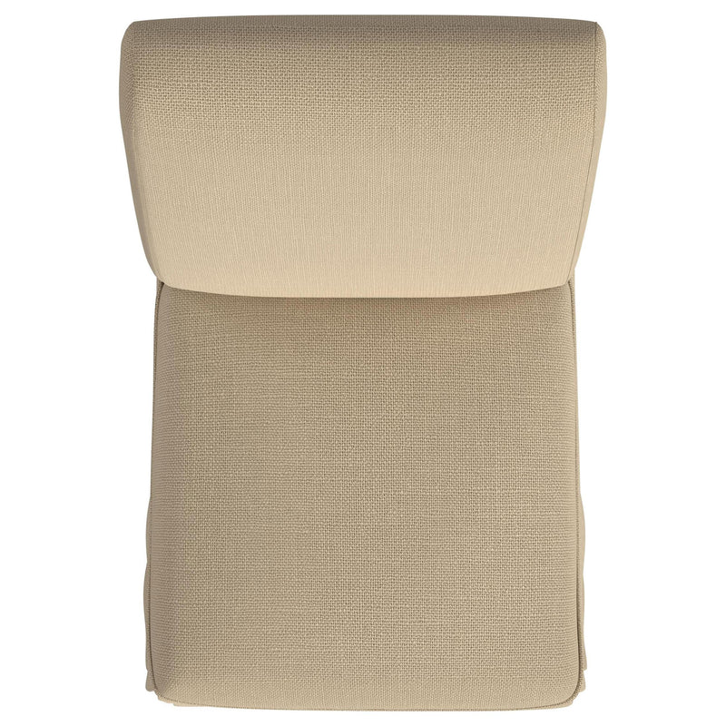 Coaster Furniture Shawna 100747 Upholstered Skirted Side Chair - Light Khaki IMAGE 9
