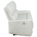  Coaster Furniture Greenfield 610261P Upholstered Power Reclining Sofa - Dove Grey IMAGE 6