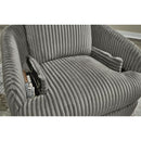 Signature Design by Ashley Tie-Breaker Swivel Glider Fabric Recliner 9490361 IMAGE 9